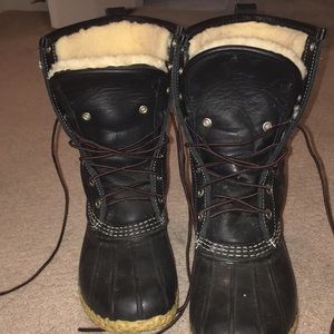 Great condition fur-lined LL Bean Bean Boots